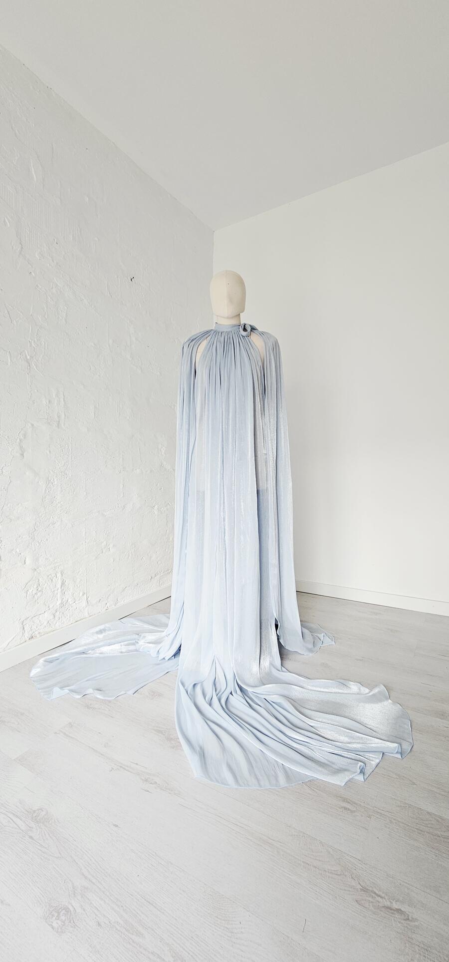 Sky blue Vanilla dream maternity dress 