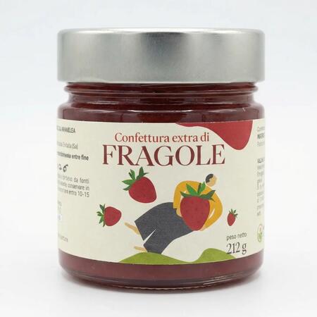 Confettura Extra di Fragole Artigianale - Senza Conservanti