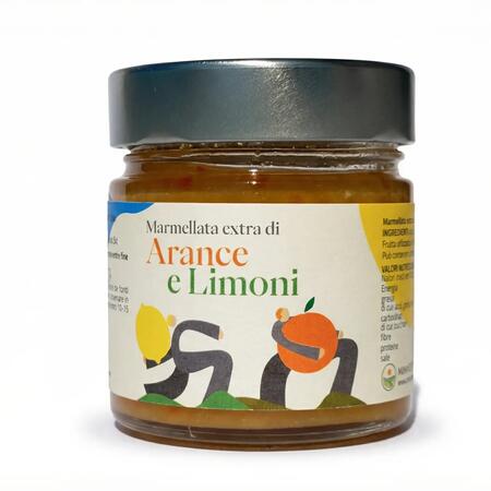 Marmellata Extra di Arance e Limoni Artigianale - Senza Conservanti