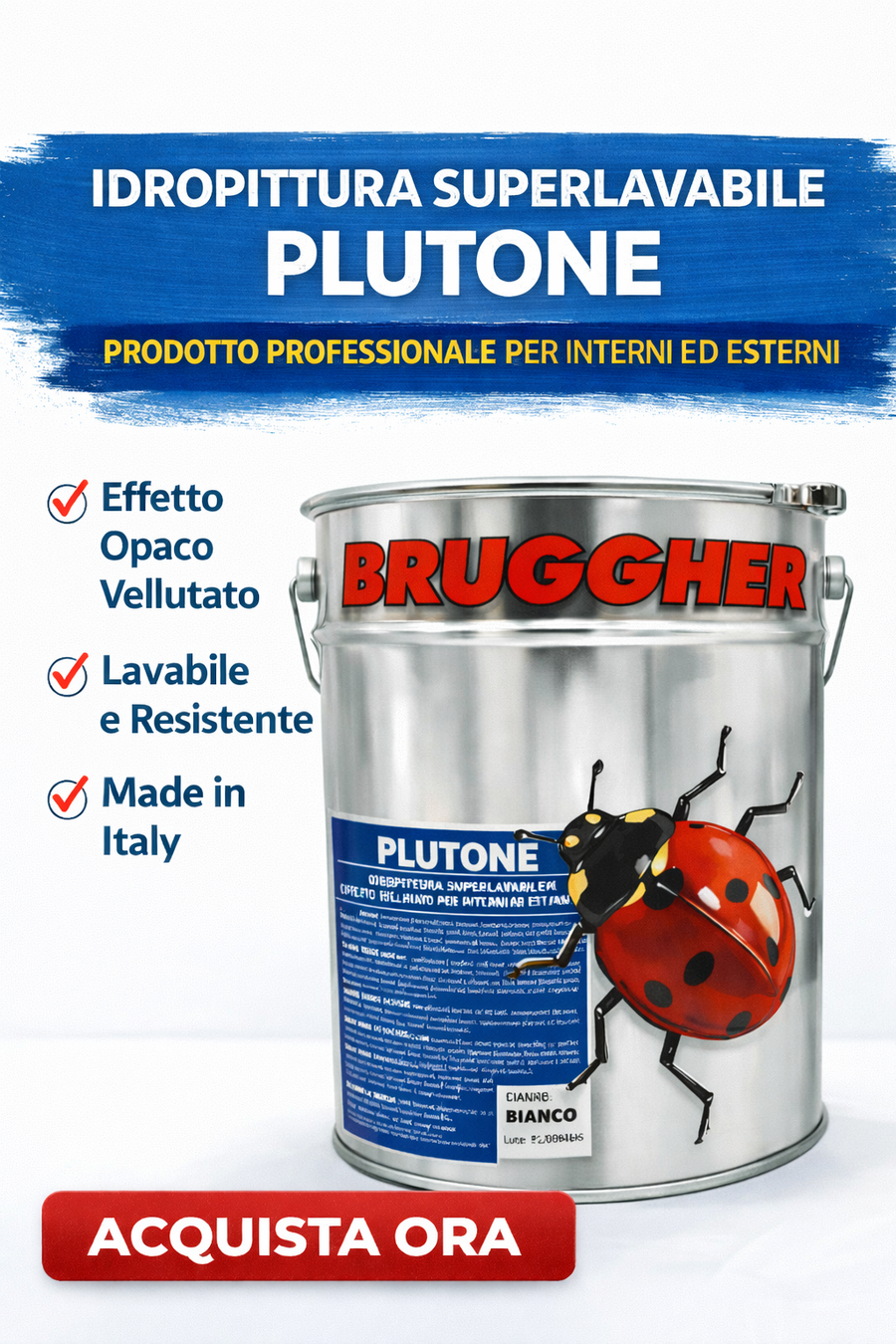 PLUTONE Idropittura Superlavabile  
