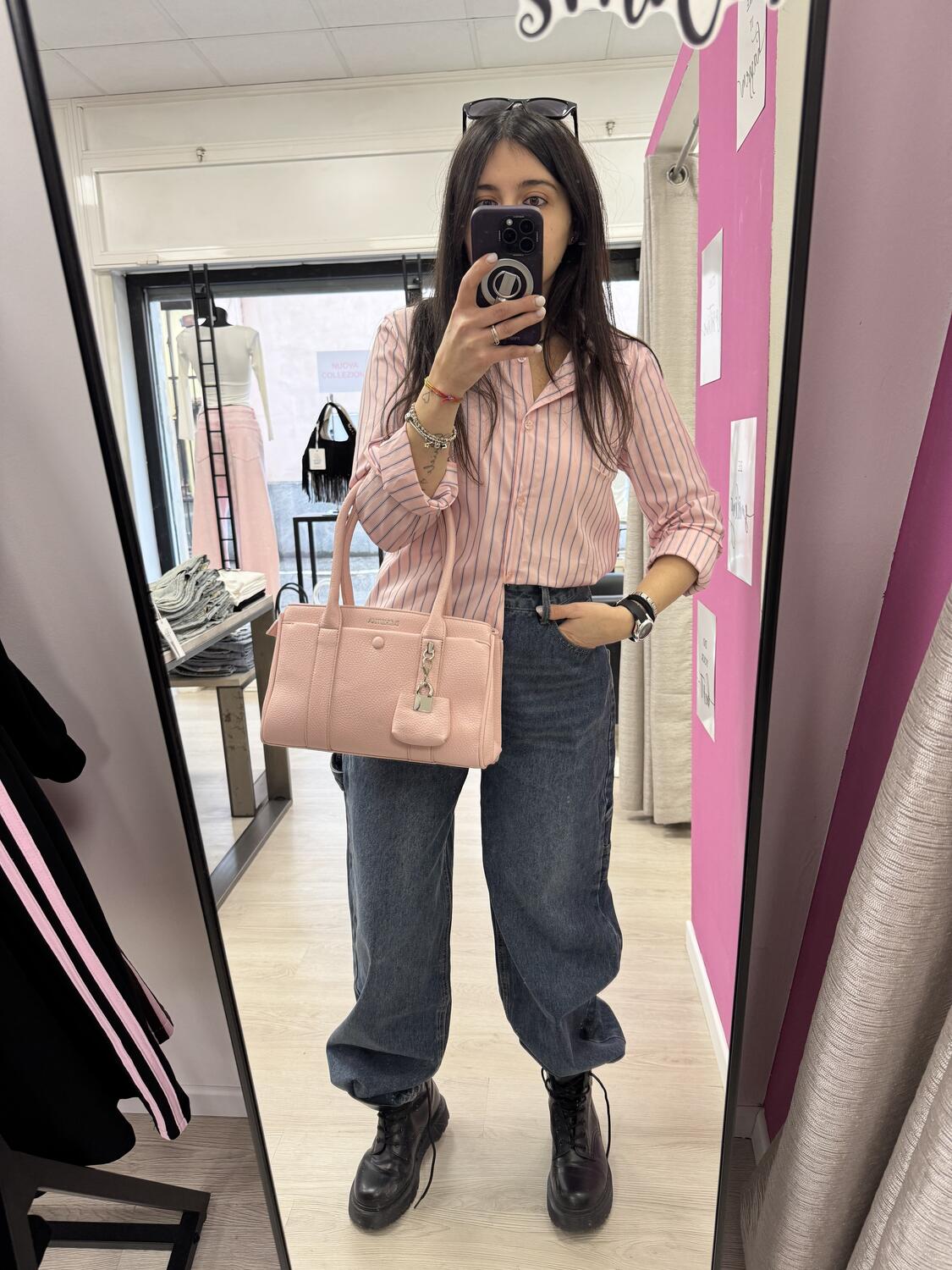 NOVITÀ Camicia over a righe in cotone