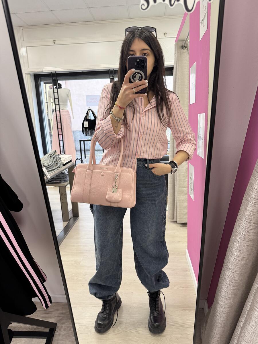 NOVITÀ Camicia over a righe in cotone