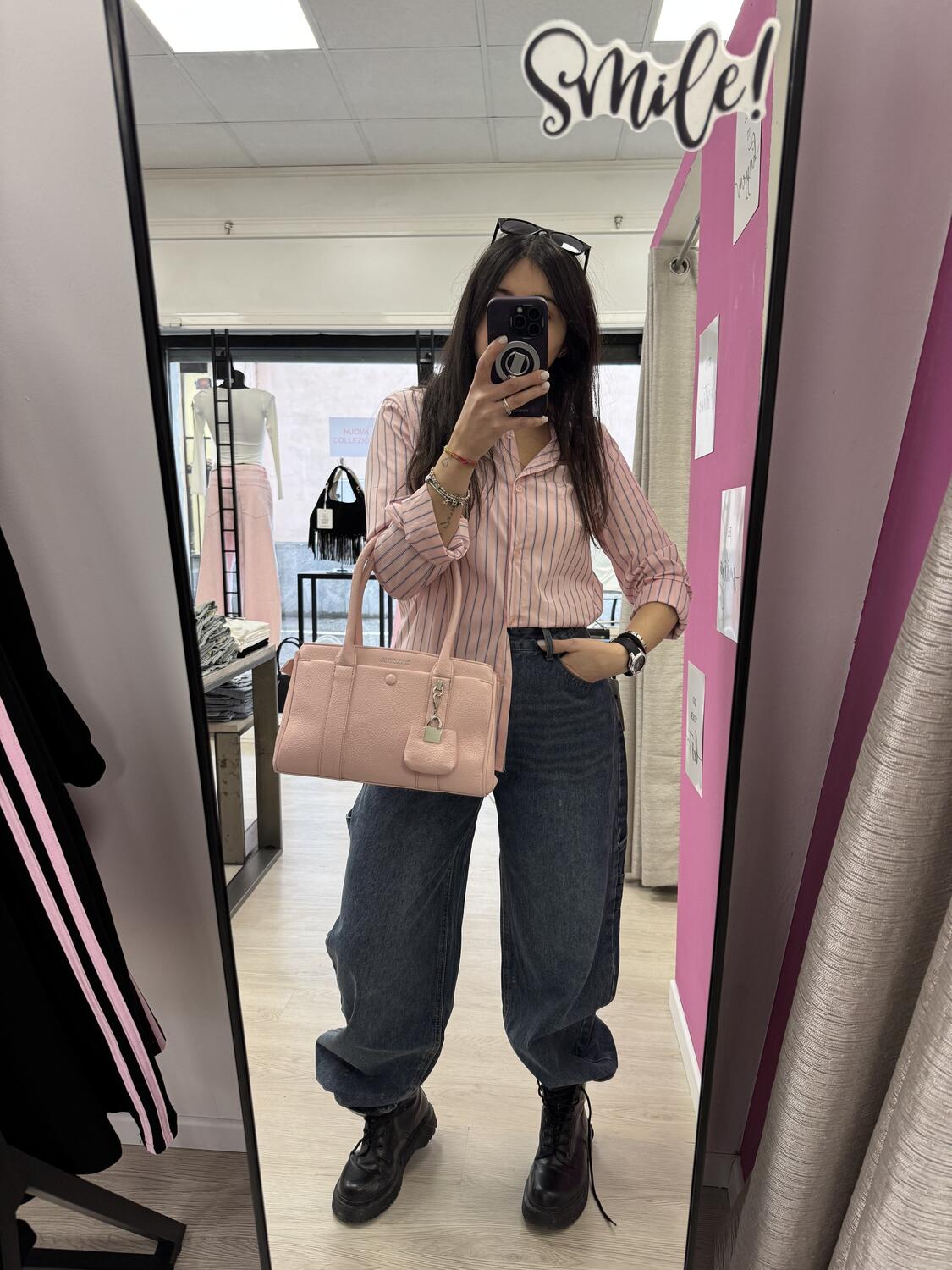 NOVITÀ Camicia over a righe in cotone