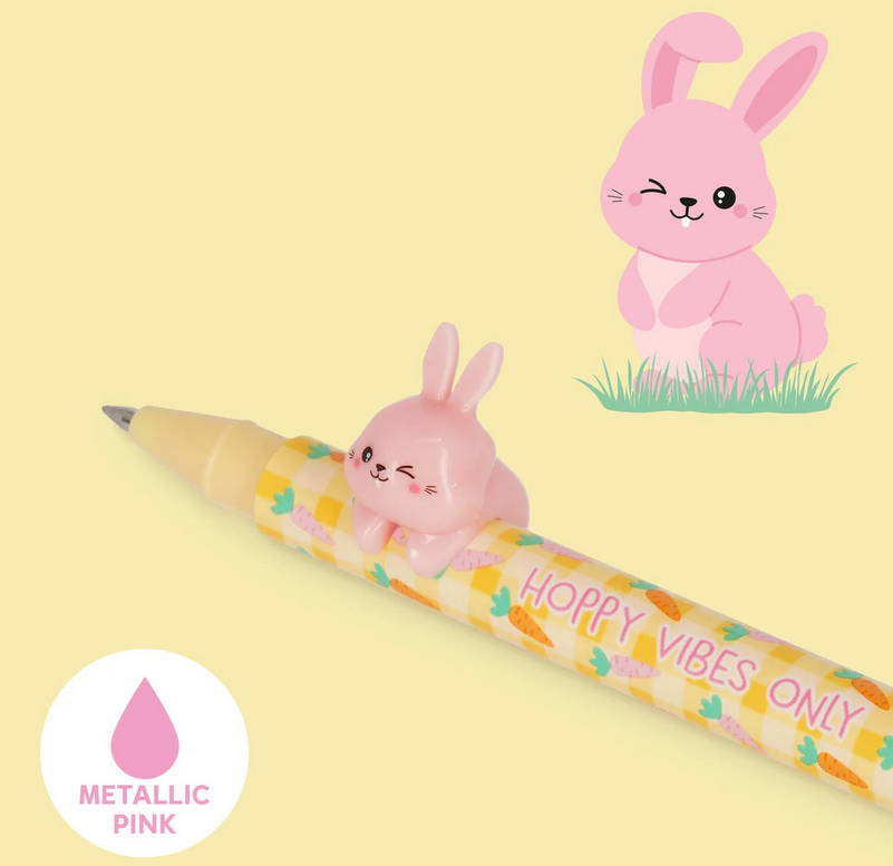 Set di 2 Penne Hoppy Easter + Kit Decorazione Uovo + 2 Coniglietti Pasquali