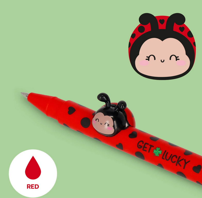 Penna Gel Lovely Friends - Ladybug