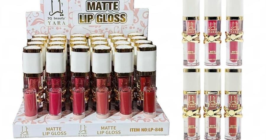3 Q BEAUTY MATTE LIP GLOSS (Dupe Yara) (Conf. da 24 pezzi)