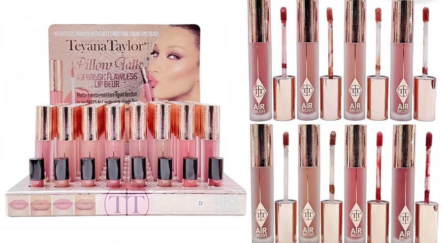 TEYANA TAYLOR PILLOW TALK LIQUID LIPSTICK (Dupe Charlotte Tilbury)
  [Conf. da 48 pezzi]