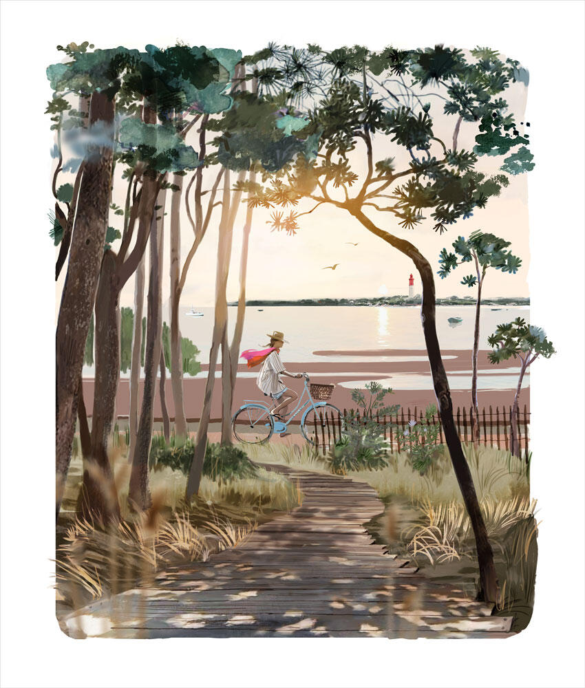 SOPHIE GRIOTTO, DIGIGRAFIA FIRMATA E NUMERATA: EN VÉLO À PEREIRE