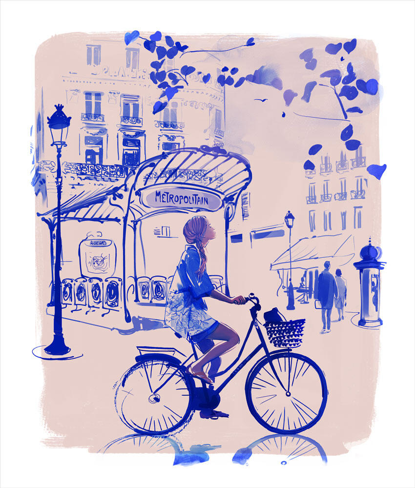 SOPHIE GRIOTTO, DIGIGRAFIA FIRMATA E NUMERATA: VIE PARISIENNE