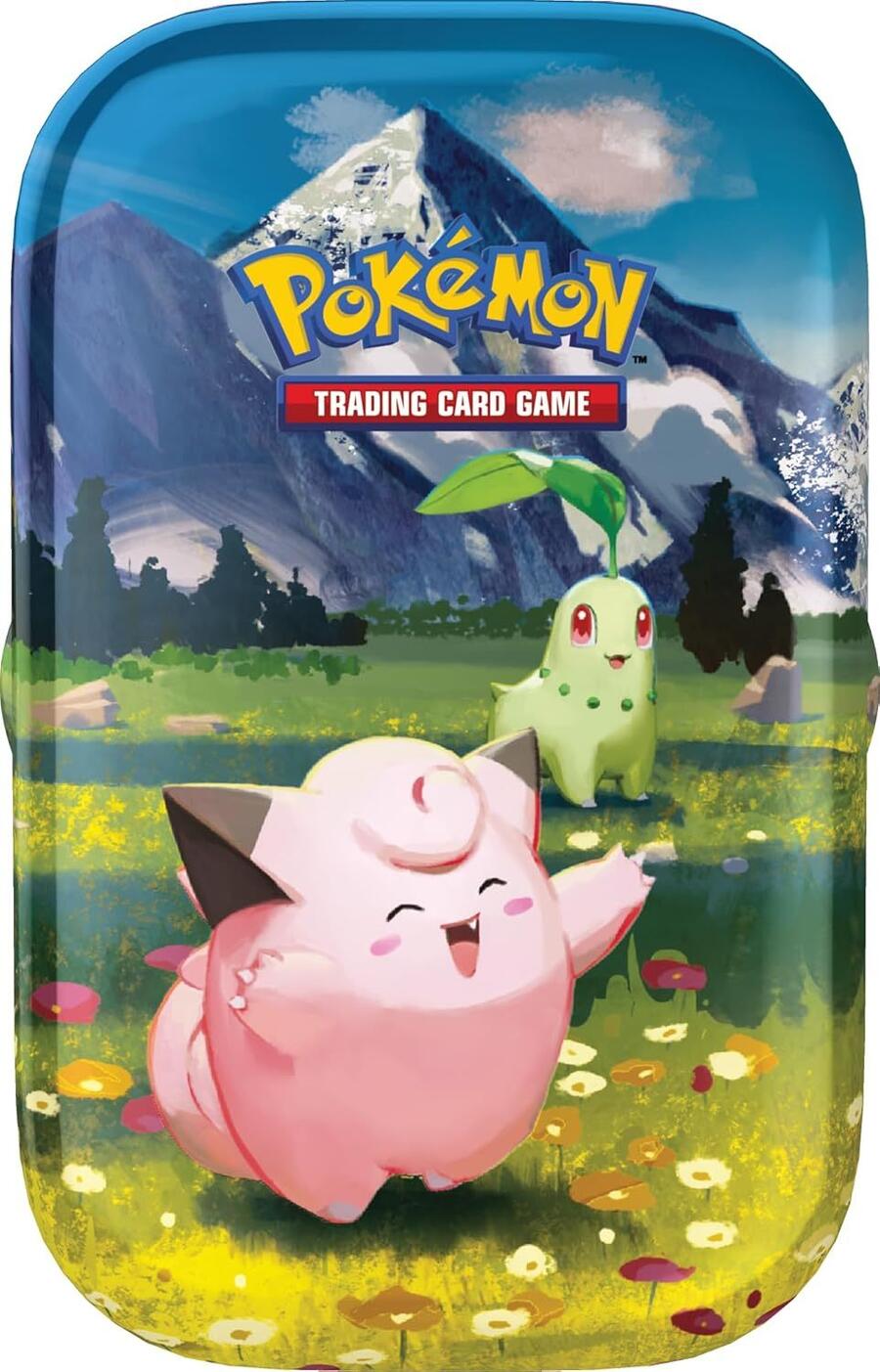 Pokémon: miniscatola da collezione Espansione Megaevoluzione - Ascesa Eroica (Clefairy e Chikorita) del GCC Pokémon (1 foglio adesivi, 1 carta illustrazione della miniscatola e 2 buste espansione)