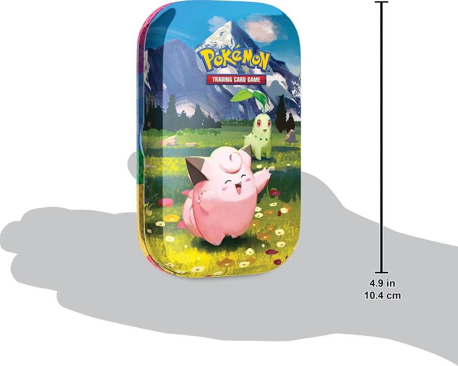 Pokémon: miniscatola da collezione Espansione Megaevoluzione - Ascesa Eroica (Clefairy e Chikorita) del GCC Pokémon (1 foglio adesivi, 1 carta illustrazione della miniscatola e 2 buste espansione)