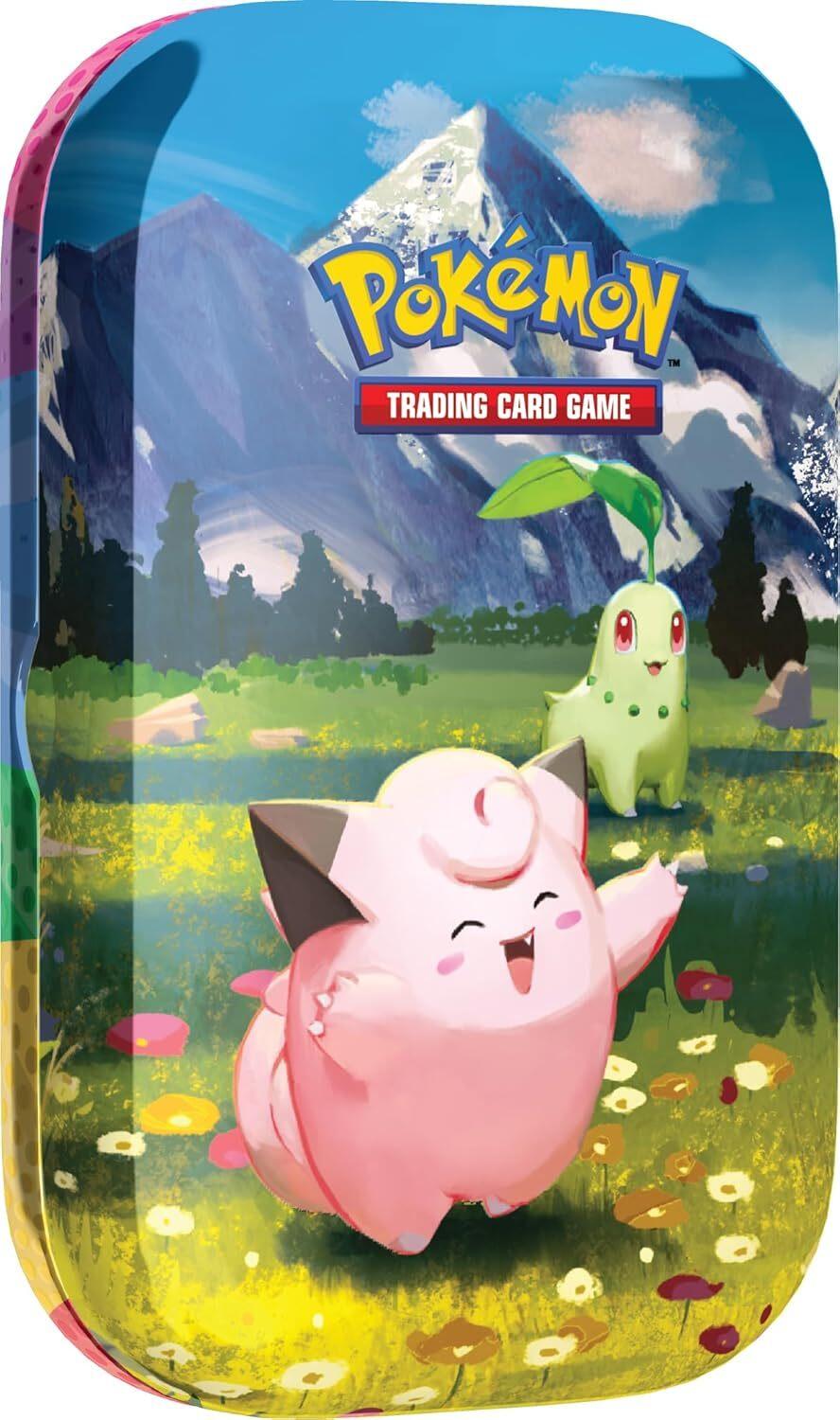 Pokémon: miniscatola da collezione Espansione Megaevoluzione - Ascesa Eroica (Clefairy e Chikorita) del GCC Pokémon (1 foglio adesivi, 1 carta illustrazione della miniscatola e 2 buste espansione)