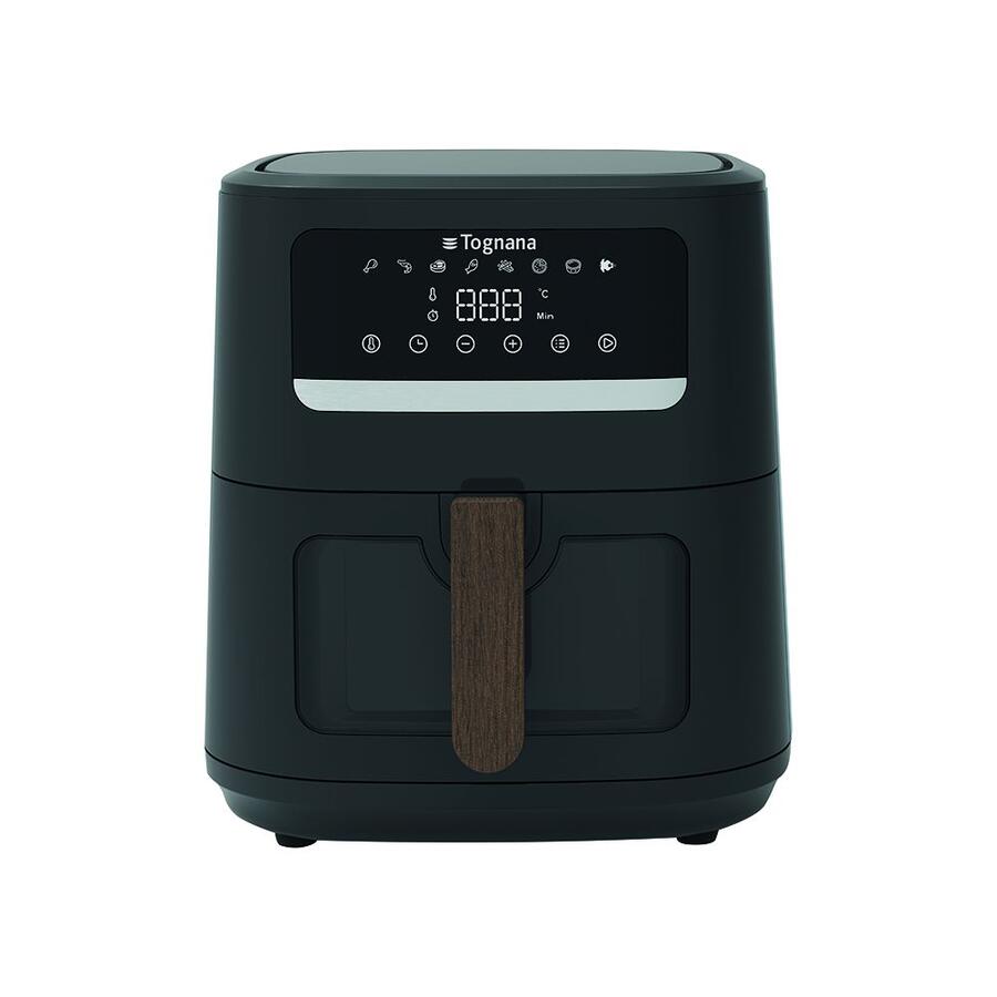 Tognana - Friggitrice ad Aria 8 L Black&Wood Nero-Legno