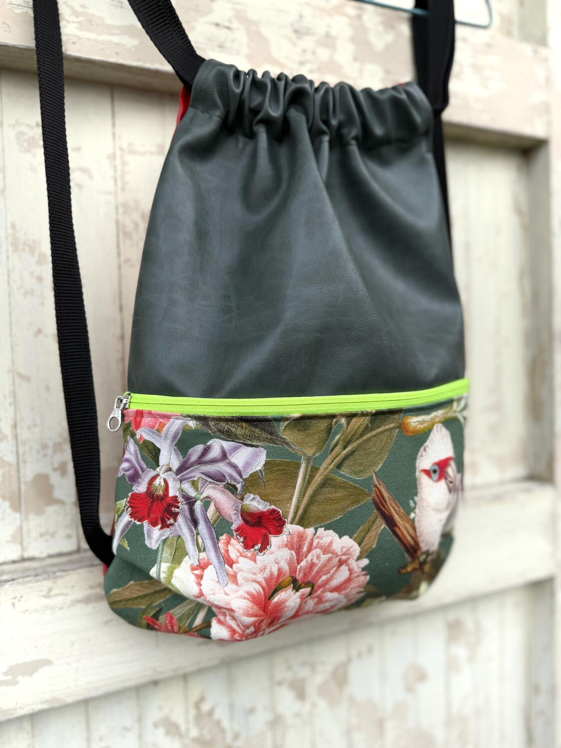 Zaino cacatua tropicali 