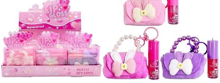 LUCKY MODEL LIP GLOSS + BORSETTA (Conf. da 12 pezzi)