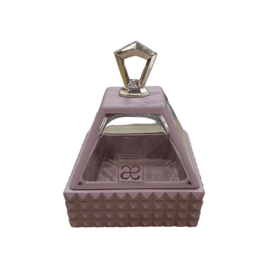 Chiaraela – Coppa con Borchie Blush in Stile Decorativo