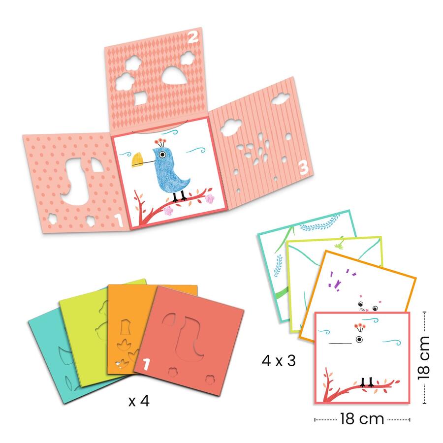 Stencil a livelli - Animali