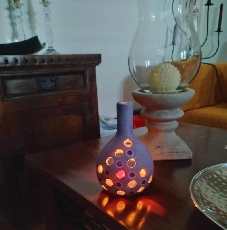 Lume Elegance – Ceramica lilla con Zirconi - 4 pezzi