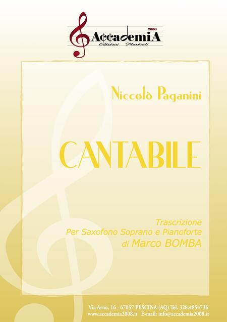 CANTABILE - Marco Bomba / Niccolò Paganini