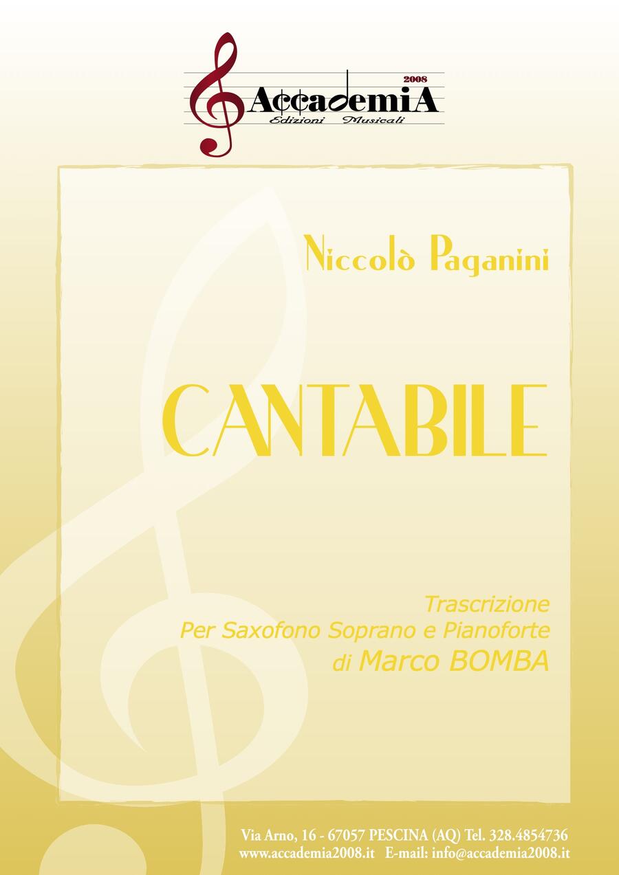 CANTABILE - Marco Bomba / Niccolò Paganini