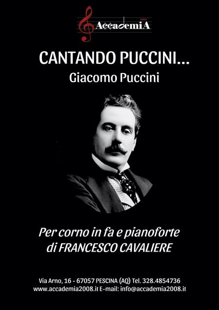 CANTANDO PUCCINI... - Francesco Cavaliere / Giacomo Puccini