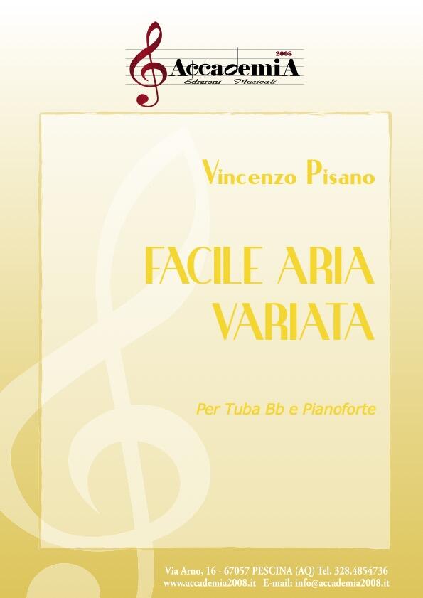 FACILE ARIA VARIATA (Tuba e Piano) - Vincenzo Pisano