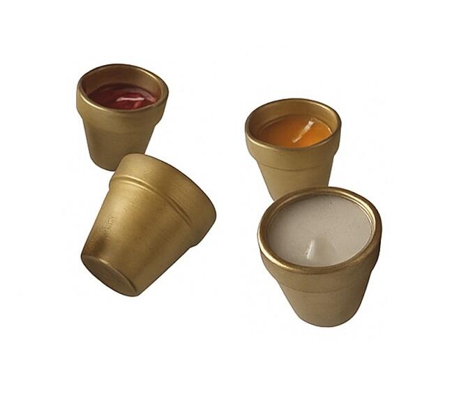 Candeline Artigianali in Vasetto – 24 Pezzi di Charme Rustico