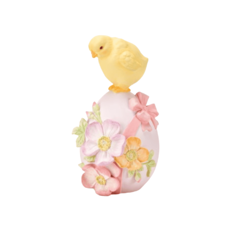 Fade – “HappyChick” Uovo con Pulcino Decorativo in Resina
