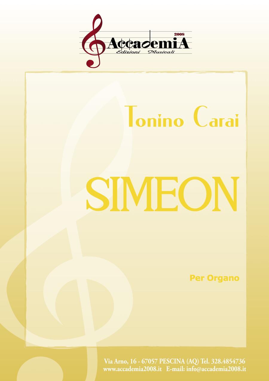 SIMEON - Tonino Carai