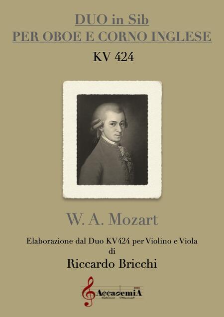 DUO PER OBOE E CORNO INGLESE KV424 - Riccardo Bricchi / Wolfgang Amadeus Mozart
