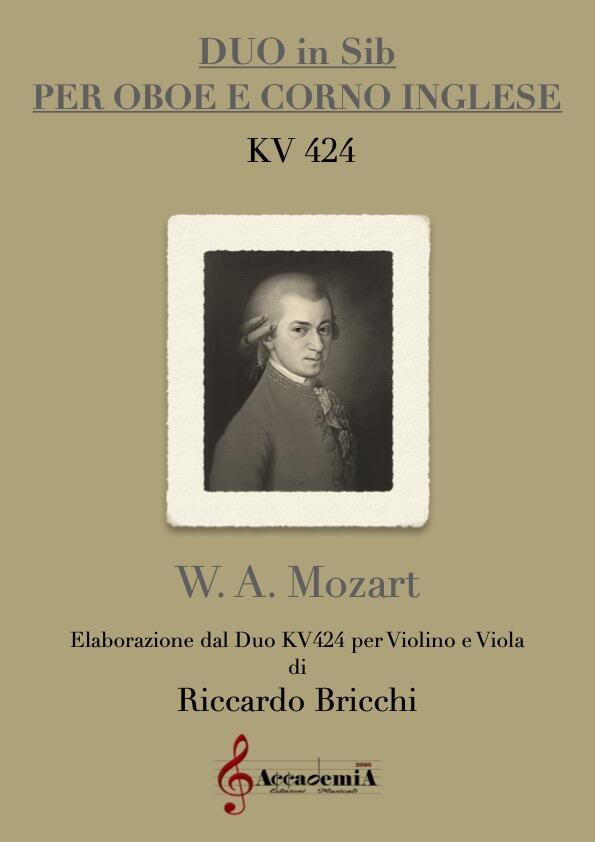 DUO PER OBOE E CORNO INGLESE KV424 - Riccardo Bricchi / Wolfgang Amadeus Mozart