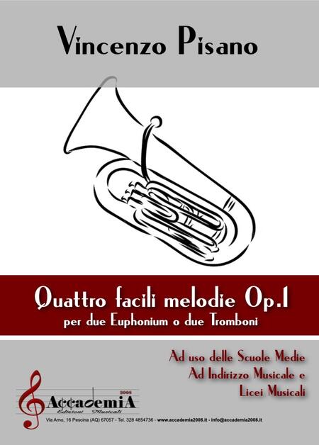 QUATTRO FACILI MELODIE OP.1 - Vincenzo Pisano