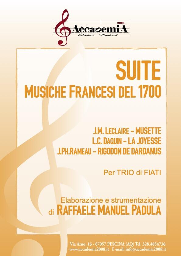 SUITE Musiche Francesi del 1700 - Manuel Padula / J.M. LECLAIRE / L.C. DAQUIN / J.PH. RAMEAU