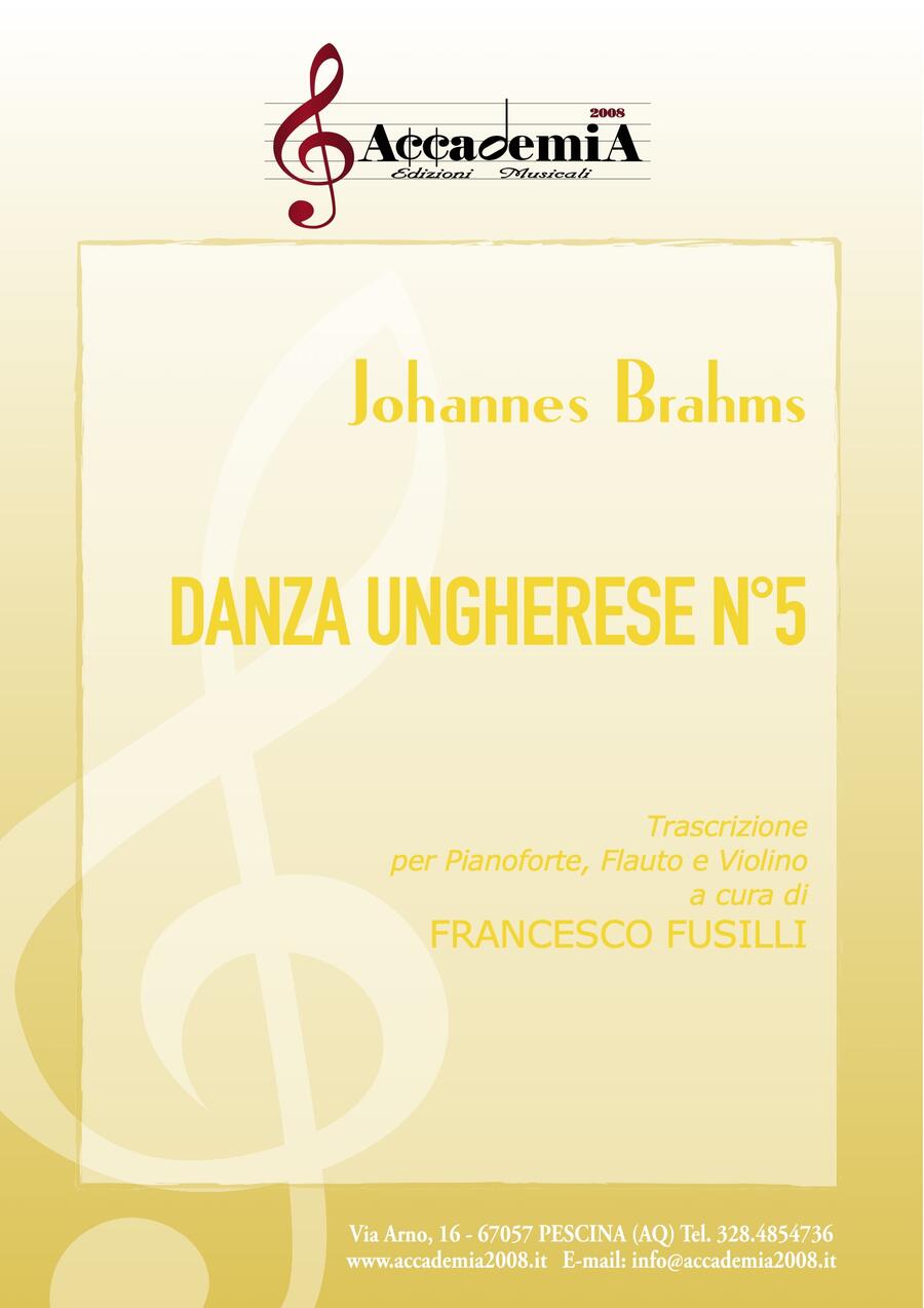 DANZA UNGHERESE N.5 - Francesco Fusilli / Johannes Brahms