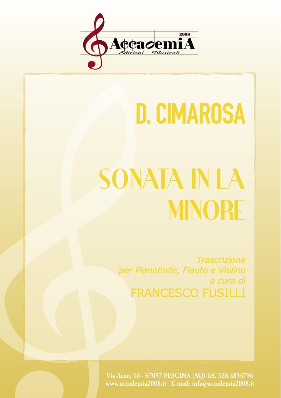 SONATA IN LA MINORE - Francesco Fusilli / Domenico Cimarosa