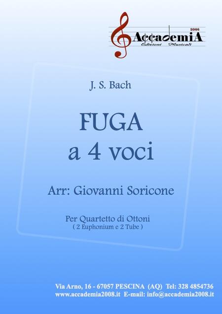 FUGA A 4 VOCI - Giovanni Soricone / Johann Sebastian Bach