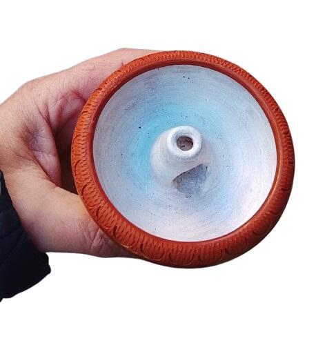 Bruciatore Incenso in Terracotta Artigianale + 100 Bastoncini Omaggio (5 Conf.)