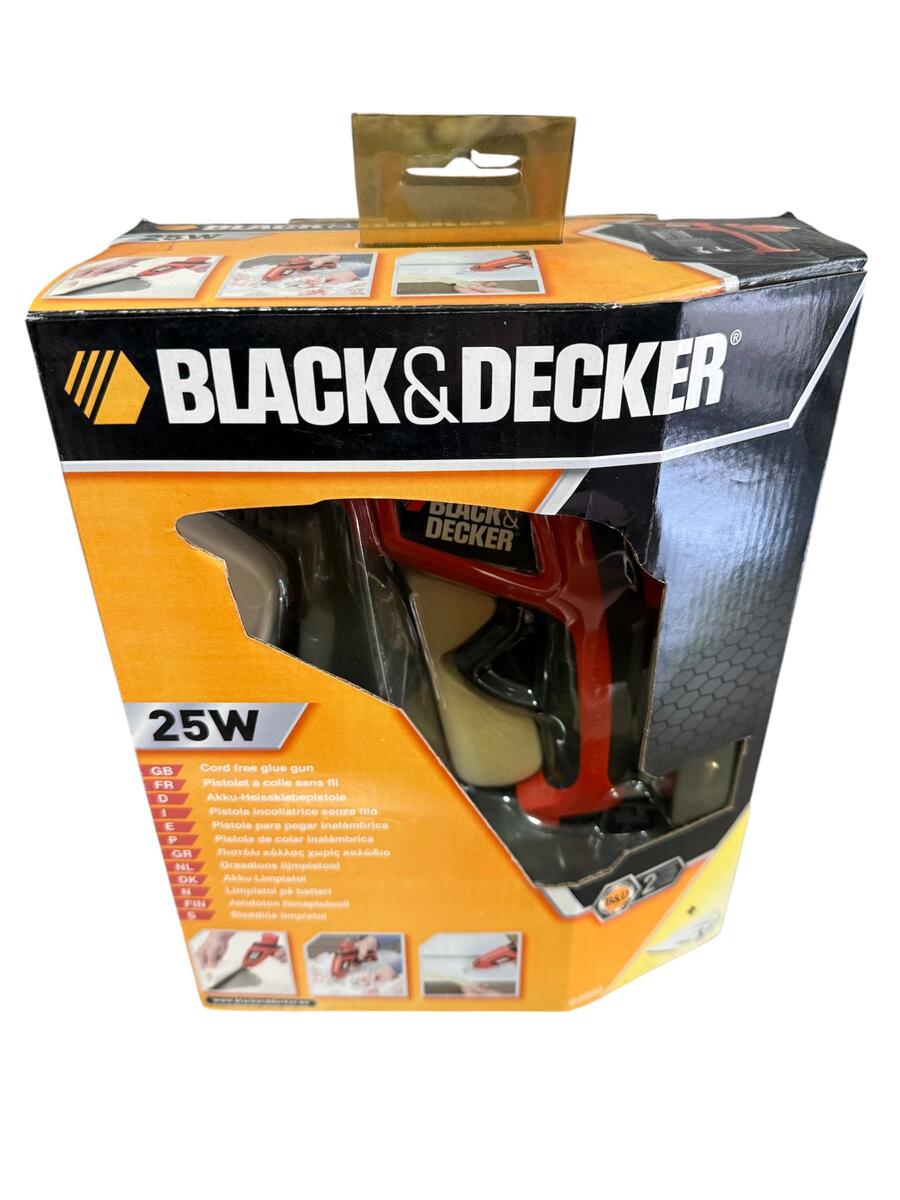 Pistola incollatrice senza filo Black&Decker 25 watt GG50QS