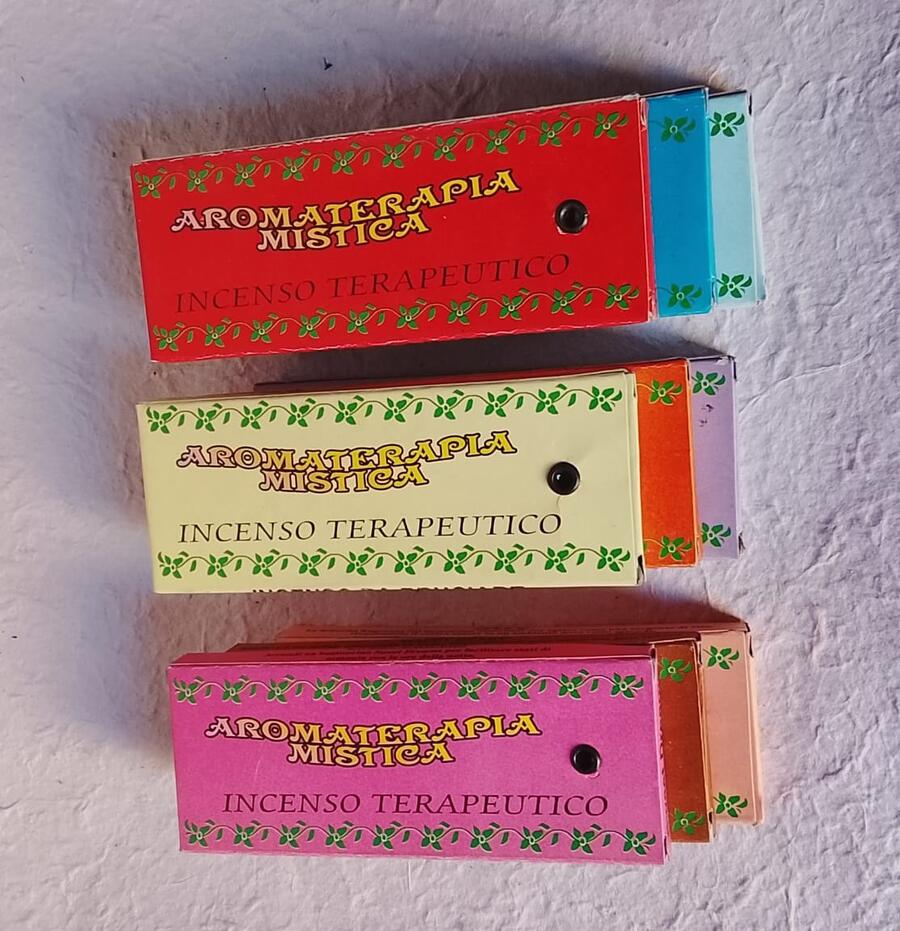 5 Confezioni Incenso Terapeutico – 100 Bastoncini Assortiti Aromaterapia Mistica