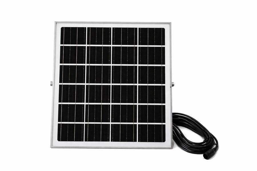 FARO SOLARE 1000W FARETTO FOTOVOLTAICO TELECOMANDO LE-420 LED CREPUSCOLARE IP66