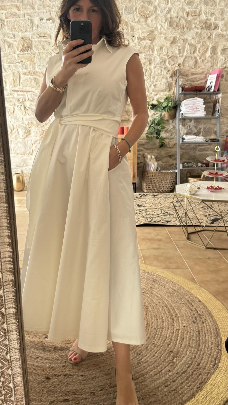 Abito chemisier Sofia White 