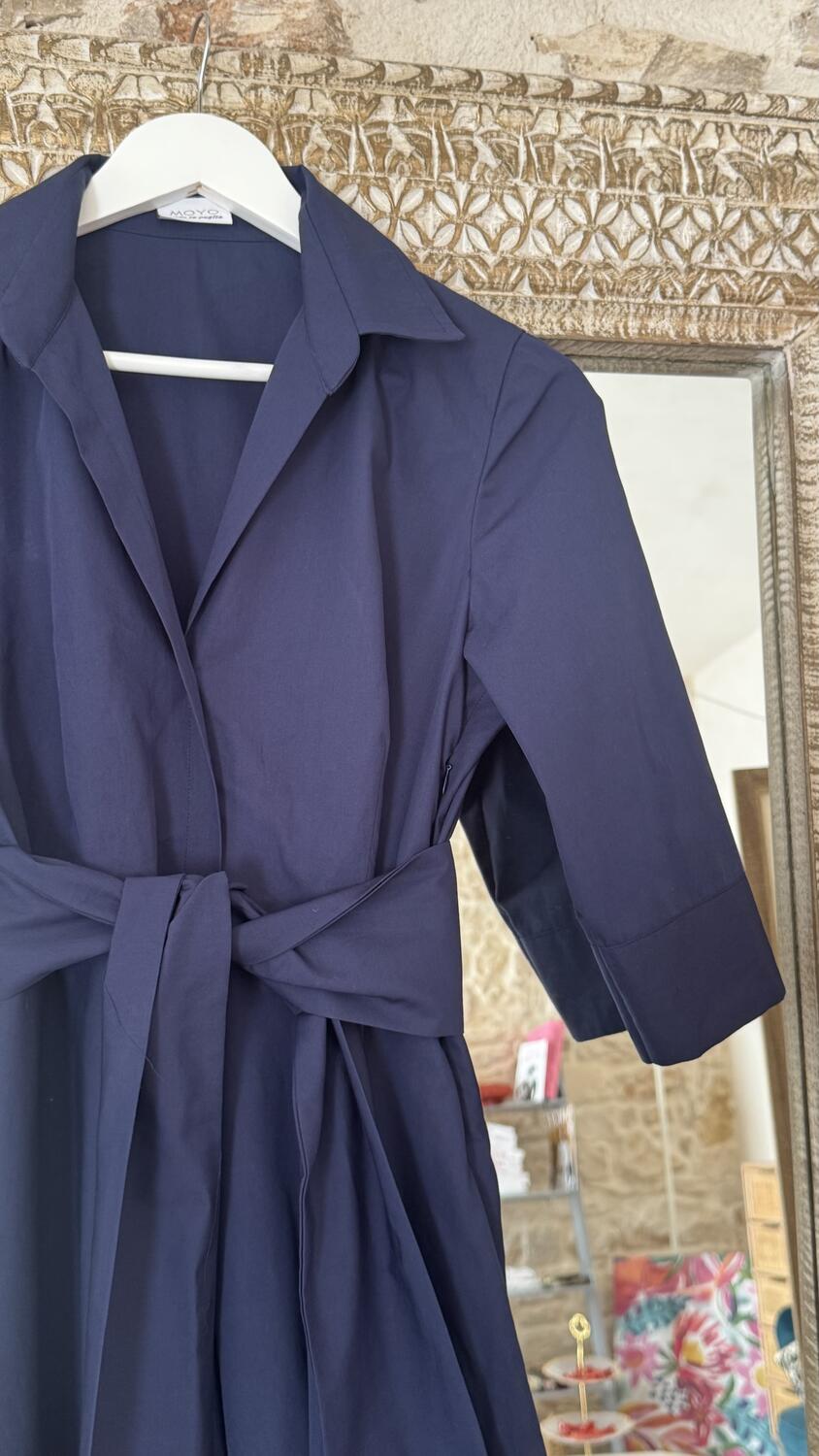 Abito chemisier Sofia Blue 