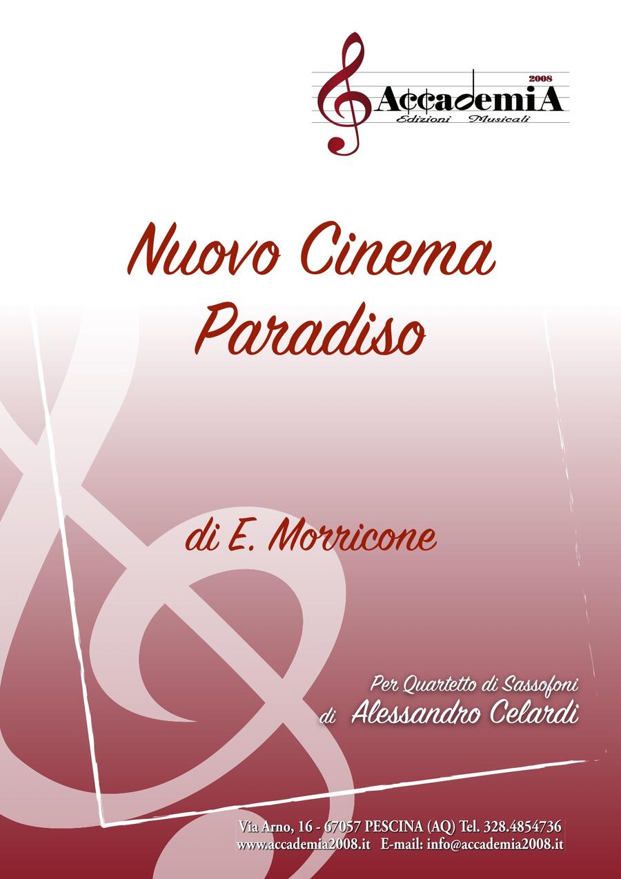 NUOVO CINEMA PARADISO (Quartetto Sassofoni) - Alessandro Celardi / Ennio Morricone