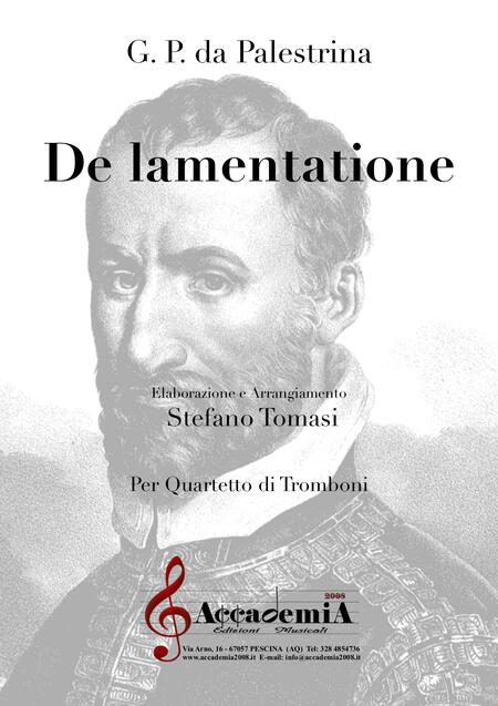 DE LAMENTATIONE - Stefano Tomasi / Giovanni Pierluigi da Palestrina