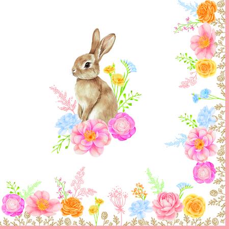 Easy Life – Tovaglioli di carta 3 veli “Tres Jolie” Pasqua, 33×33 cm, confezione da 20