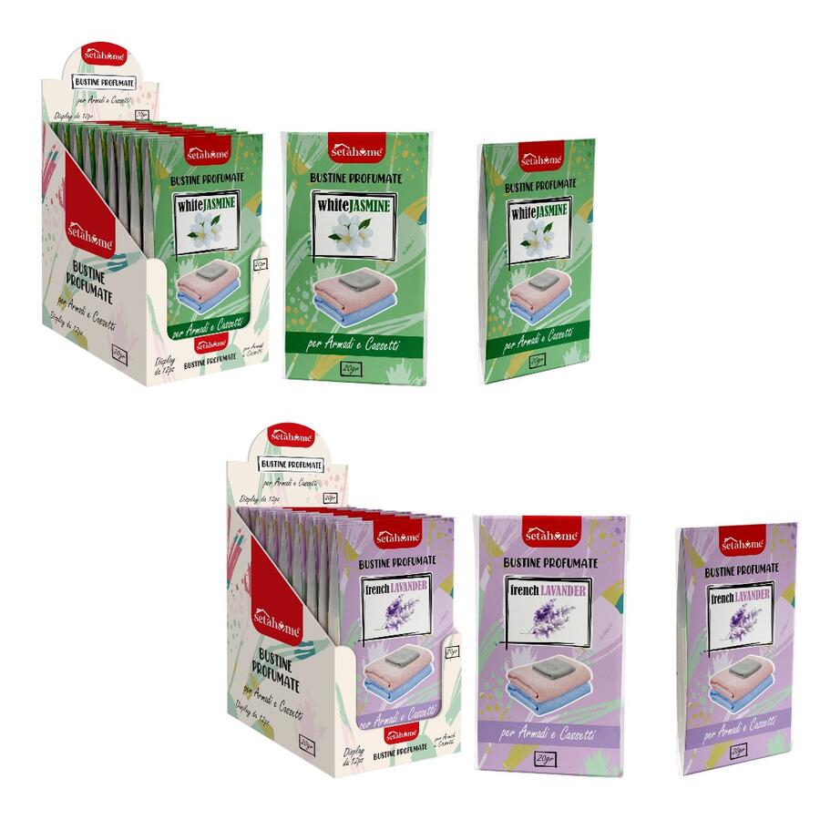 SETABLU BUSTINE PROFUMATE (Confezione da 24 pezzi) 