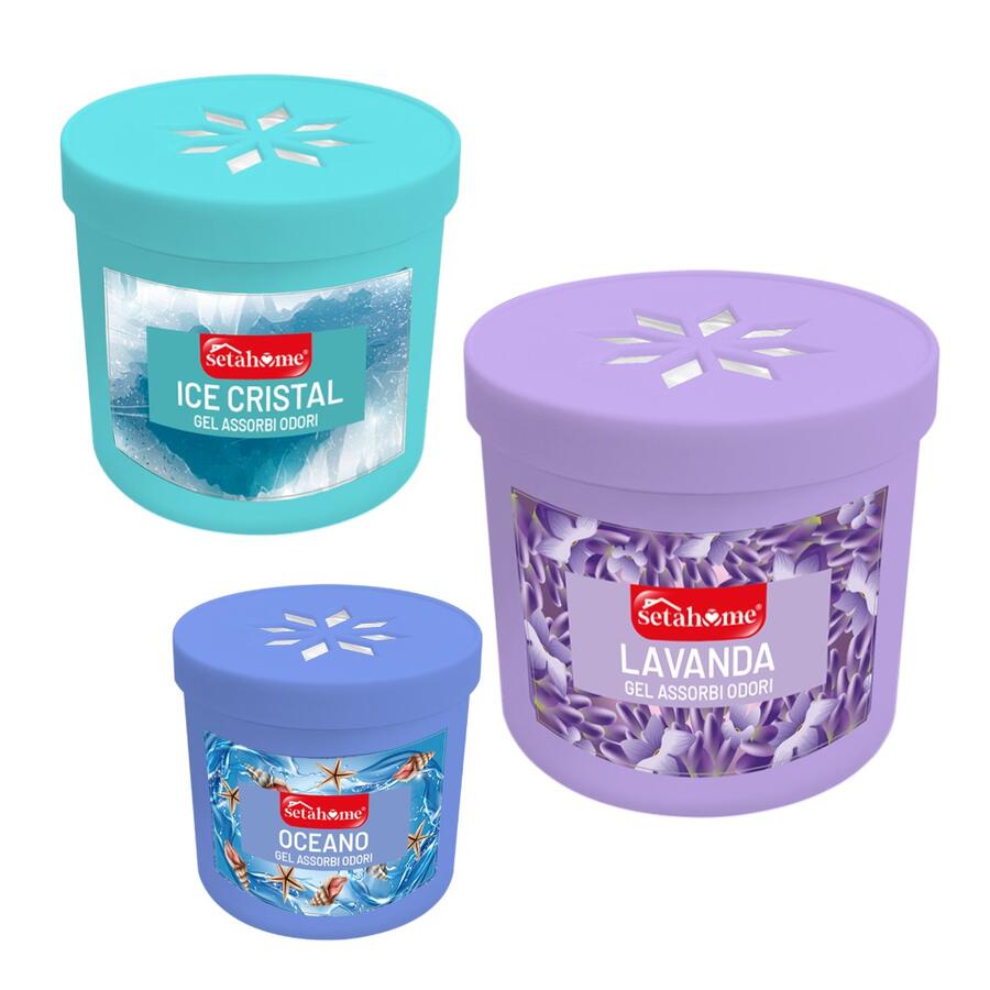 SETABLU GEL ASSORBIODORI 190 GR (Confezione da 36 pezzi) 