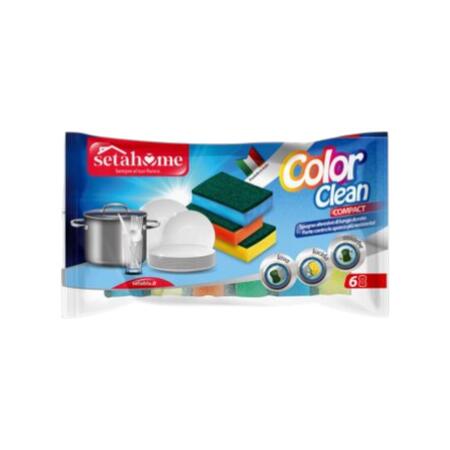 SETABLU SPUGNA COLOUR 6 PEZZI (Confezione da 36 pezzi) 
