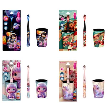 SETABLU SET SPAZZOLINO + BICCHIERE BABY (Confezione da 24 pezzi) 