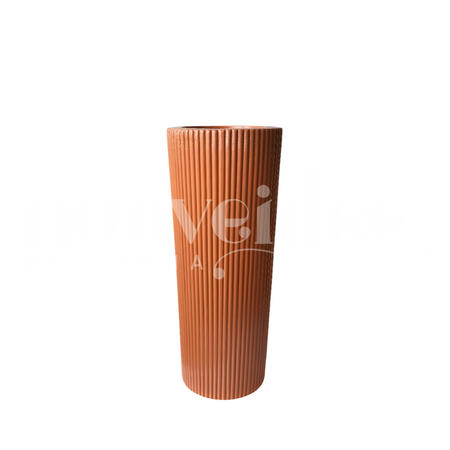 VASO SAMUI CERAMICA H 38 * Ø 10.5 CM TERRACOTTA